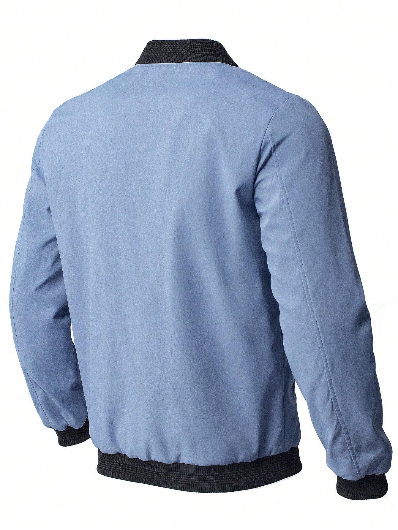 Blouson aviateur zippé pour hommes sans t-shirt