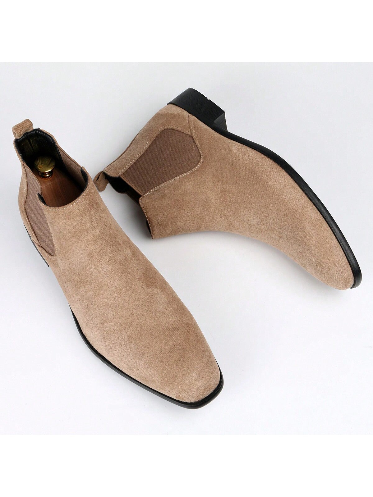 Men Minimalist Slip On Chelsea Boots