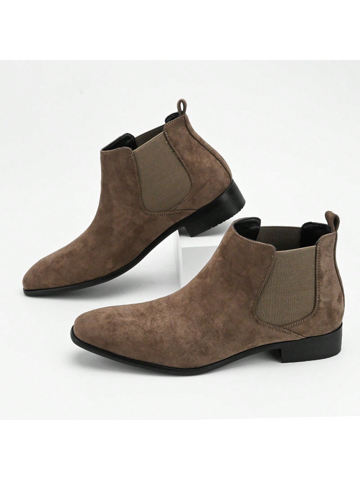 Men Minimalist Slip On Chelsea Boots