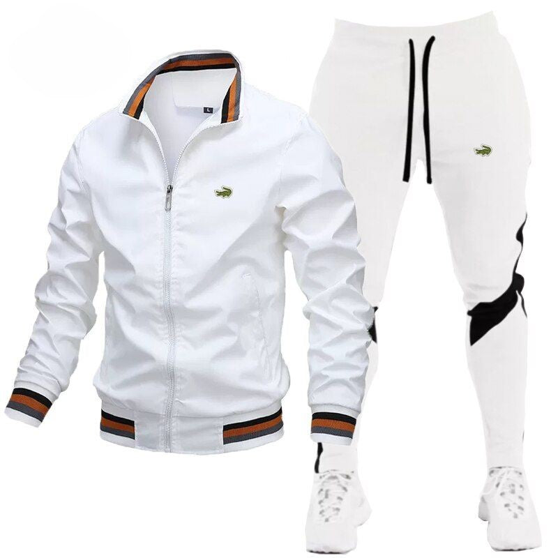 Men Trousers Bomber Jacket