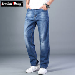 Men Thin Straight-leg Loose Jeans