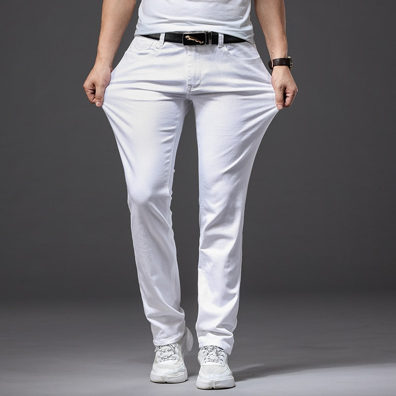 Men White Jean