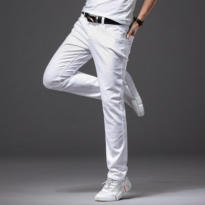 Men White Jean