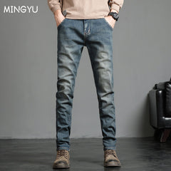 Men Stretch Skinny Cotton Jeans